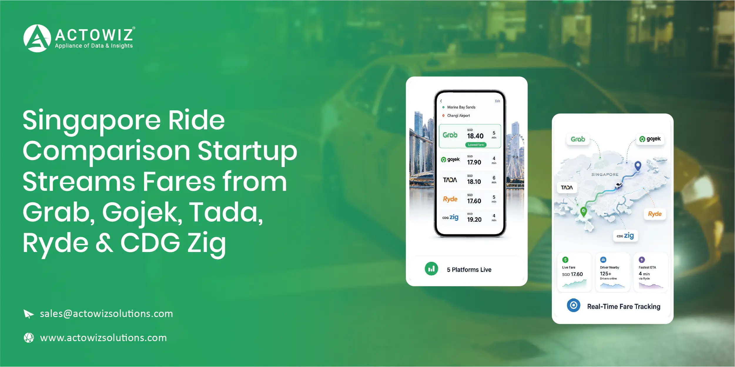 Singapore Ride-Hailing Fare Comparison Case Study